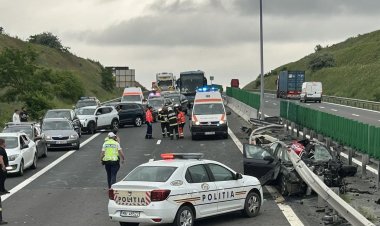Accident rutier pe Autostrada A2 București-Constanța