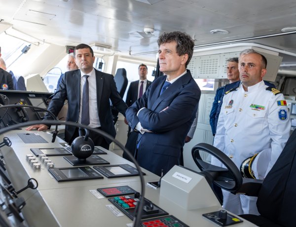 Nicușor Dan: Corveta Contraamiral August Roman va întări contribuția României la securitatea regională