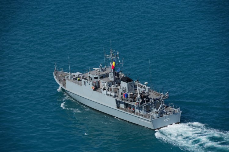Forțele Navale Române participă la MCM BLACK SEA pentru asigurarea securității în Marea Neagră