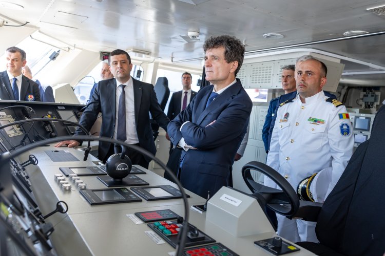 Nicușor Dan: Corveta Contraamiral August Roman va întări contribuția României la securitatea regională