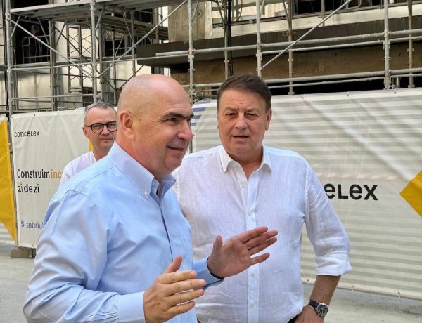 Ilie Bolojan a verificat stadiul lucrărilor la noul Spital Mama și Copilul din Constanța