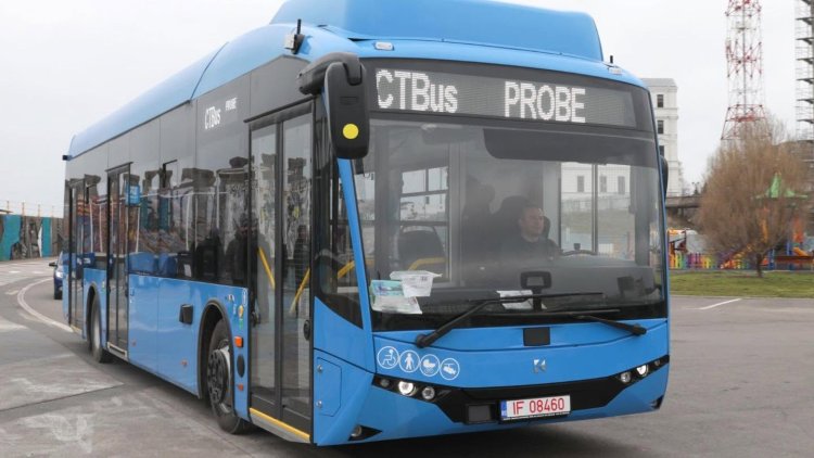 De sâmbătă, pe linia 2-43 intră în circulație noile autobuze Karsan e-ATA 12