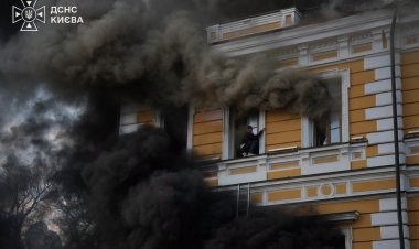 Academia de Științe din Kiev a fost lovită de o dronă rusească